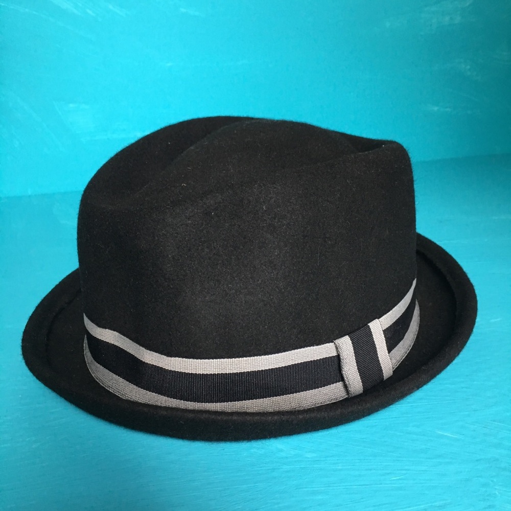 Urban Outfitters Black Wool Fedora L/XL